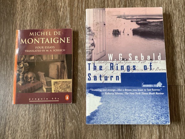 Four Essays by Montaigne and The Rings of Saturn by WG Sebald