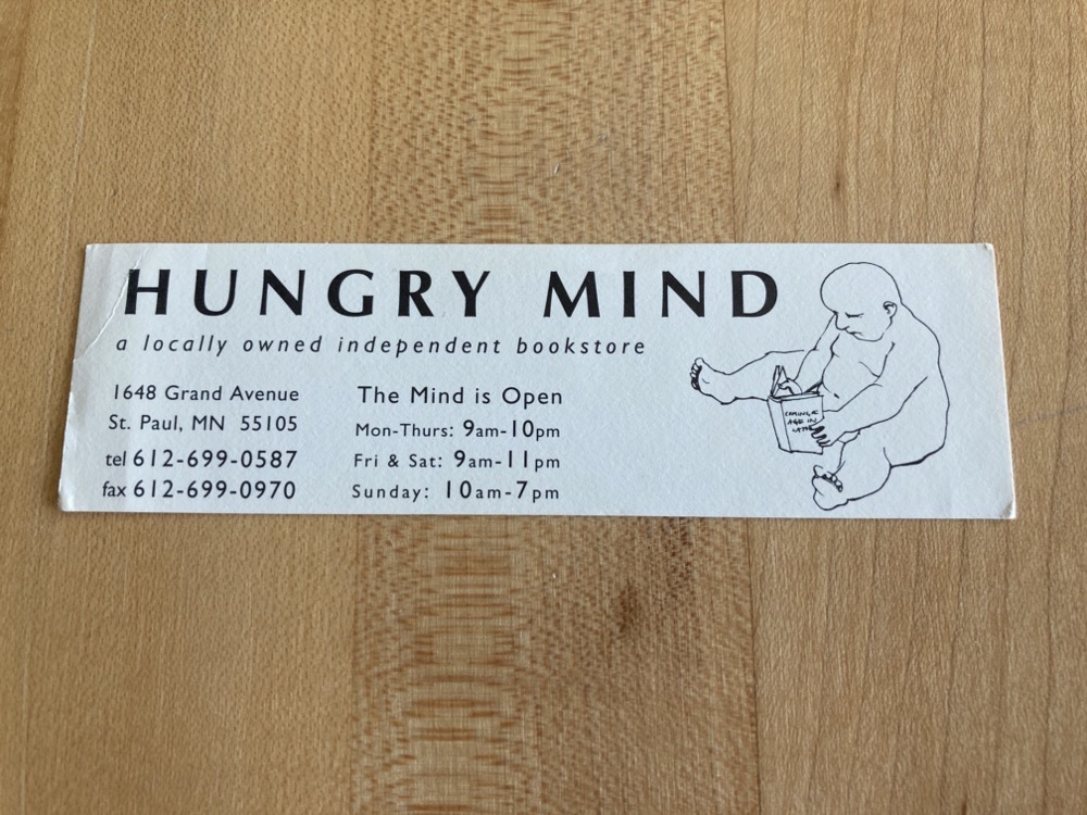 Hungry Mind bookmark