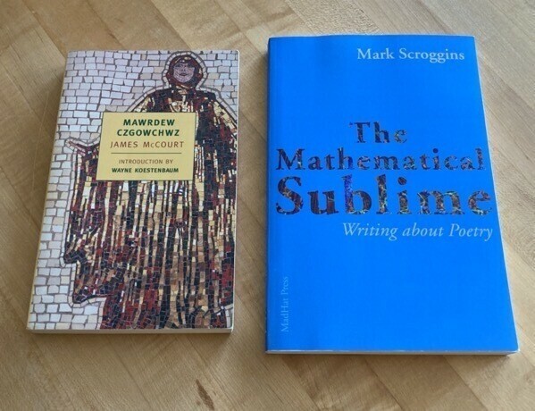 Mawrdew Czgowchwz by James McCourt and The Mathematical Sublime by Mark Scroggins