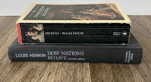 Bleak House by Charles Dickens and How Nations Behave by Louis Henkin