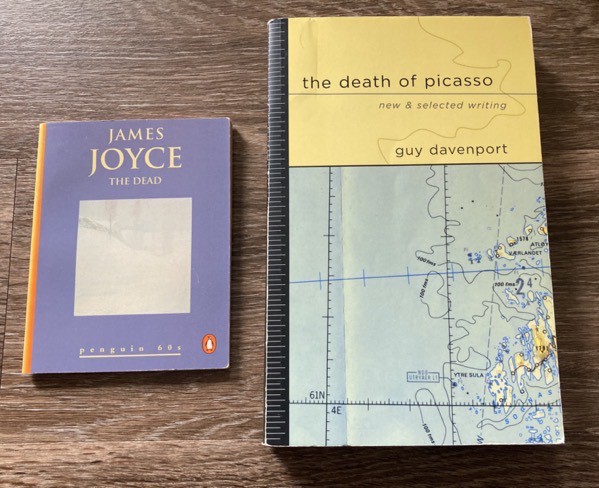The Dead by James Joyce and The Death of Picasso by Guy Davenport