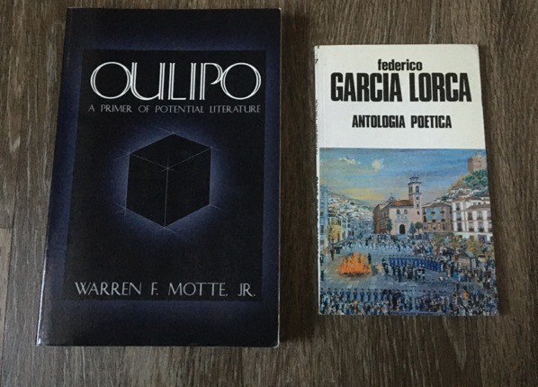 an oulipo primer by warren motte and antologica poetica by federico garcia lorca