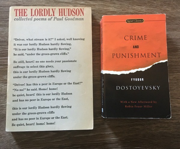 collected poems by paul goodman and crime and punishment by dostoevsky